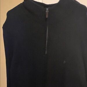 Men's Navy blue Polo Sweater